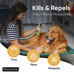 Natural Tick & Flea Spray For Dogs & Home-200 ML
